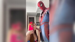 Isadora Albuquerque transando fantasiada com namorado