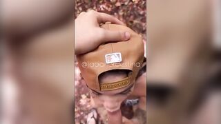 Japa Nordestina gostosa mamando no meio do mato