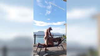 Larissa Sumpani porno na cobertura do amigo rico