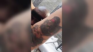 Malelly nua transando e fodendo com o negão Jefão