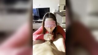 Ana Schultz sexo mamando gostoso com o rosto vendado