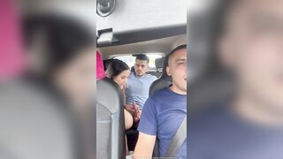 Stheffany Brito transando bem gostoso dentro do carro do uber